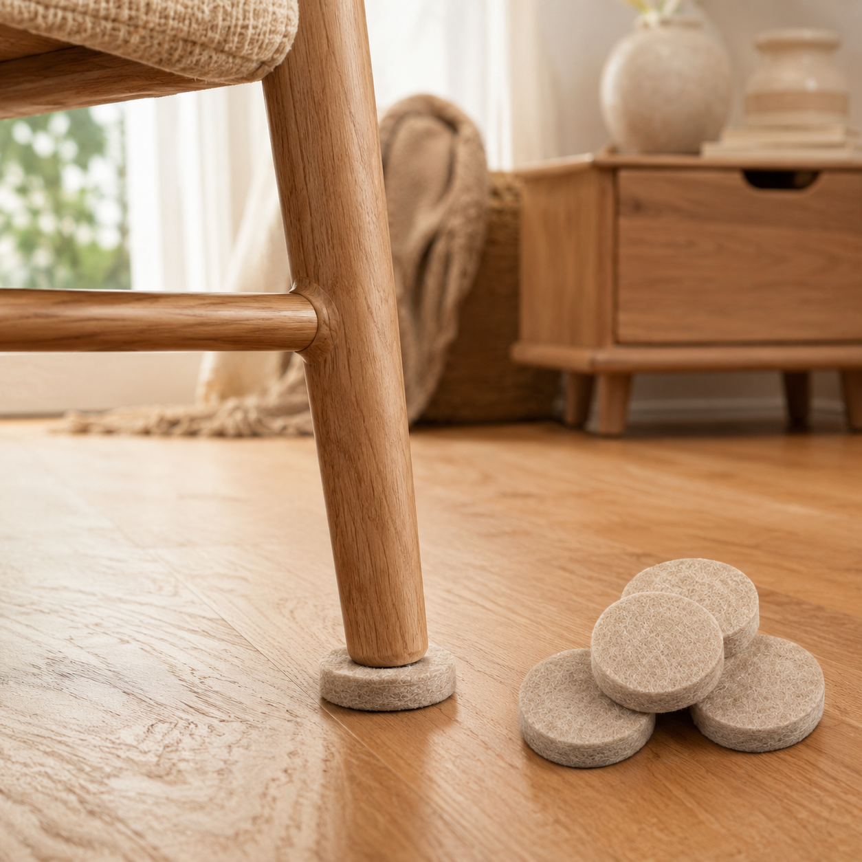Woodruff Furniture Felt Floor Protector Pads