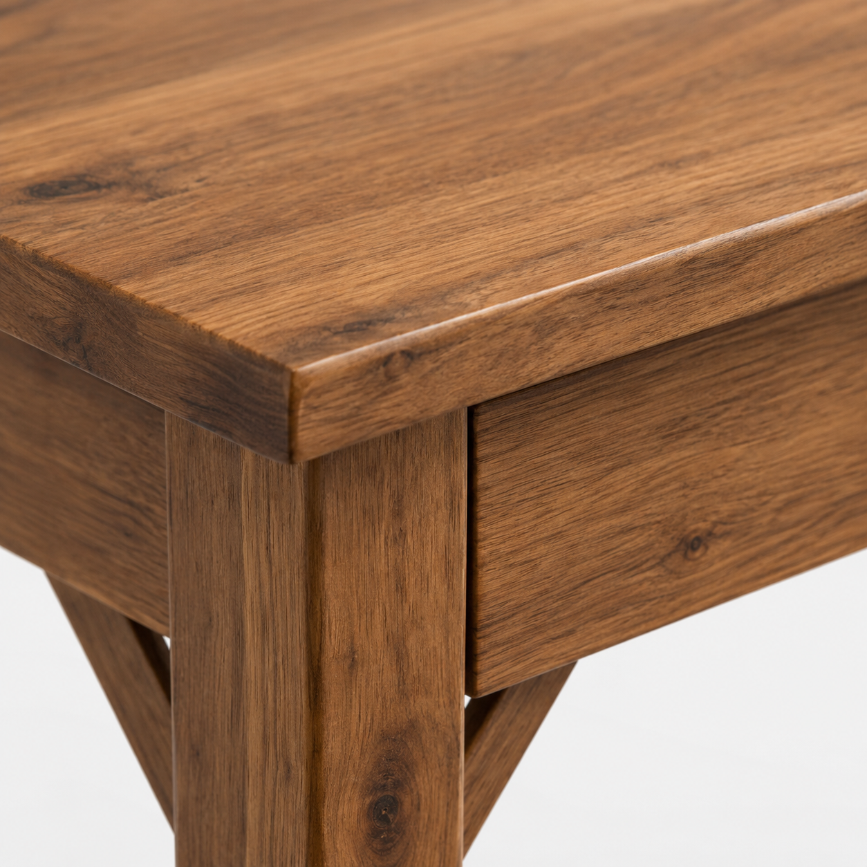 Woodruff Compact Wooden Desk